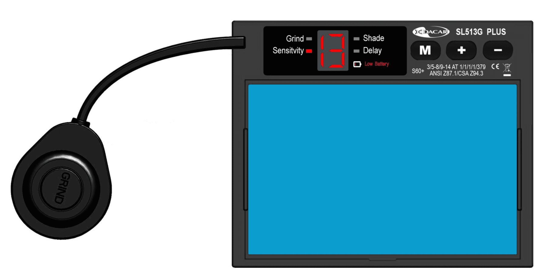 Filtre électronique soudeur SL513G Plus 3 filtro electrónico dacar