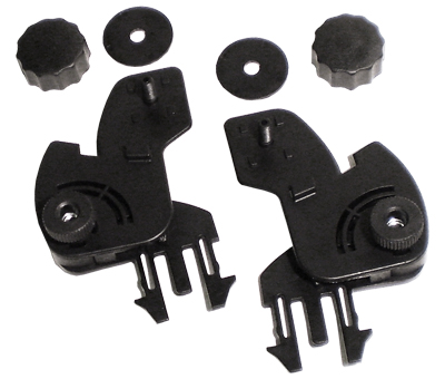par de adaptadores de careta a casco