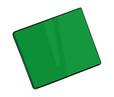 Policarbonato interior tono 1 para DC-4 LASER - 115 x 133 mm