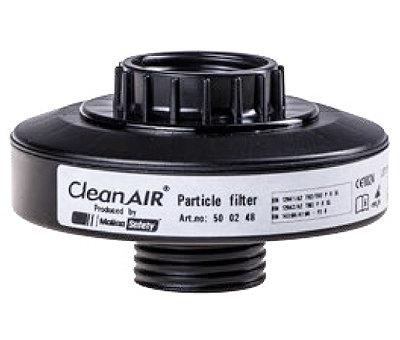 5 Filtros P3 ZERO doble rosca (CleanAIR Pressure con máscara integral)